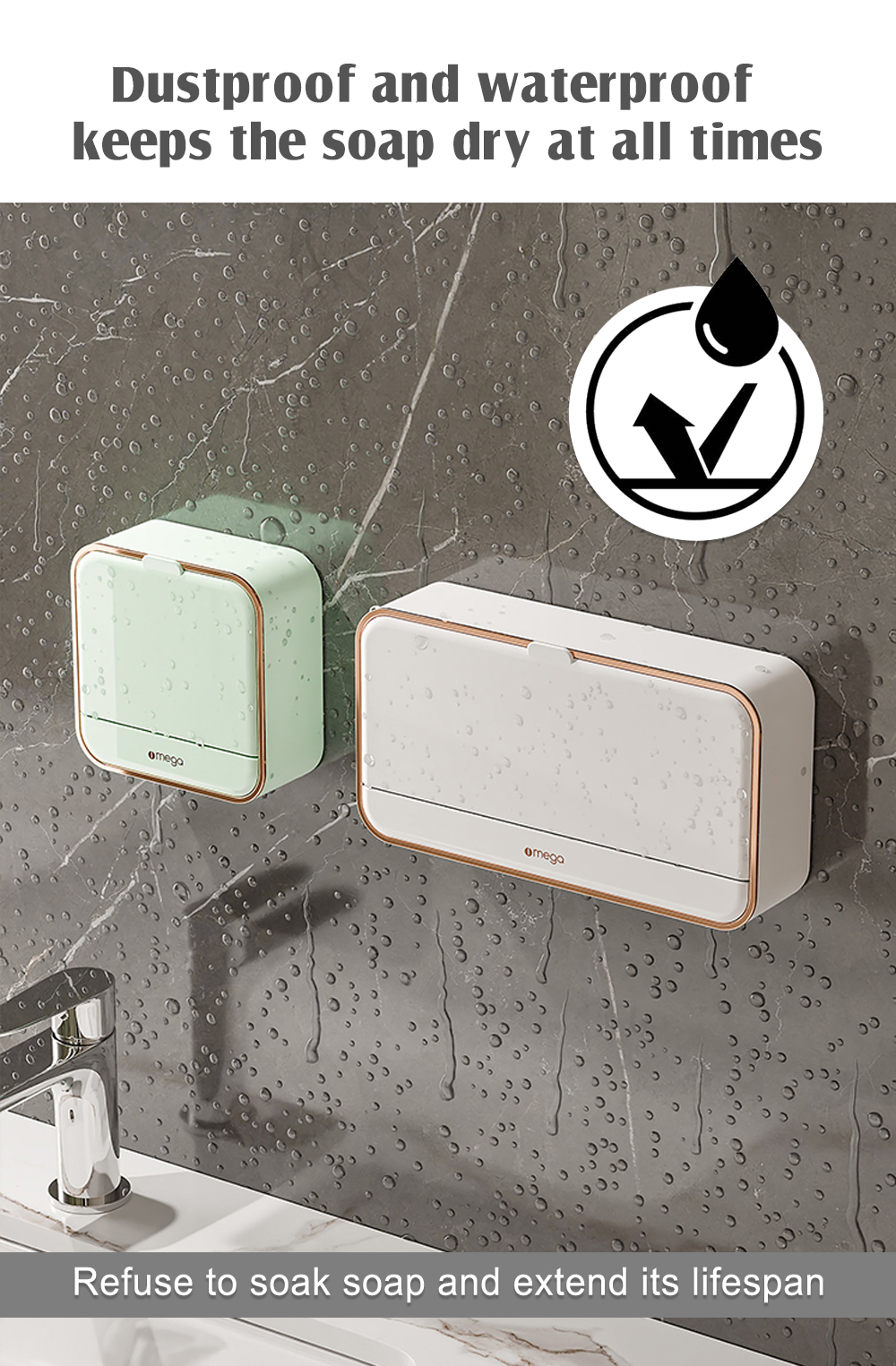 Light Luxury Wall-mounted Soap-5